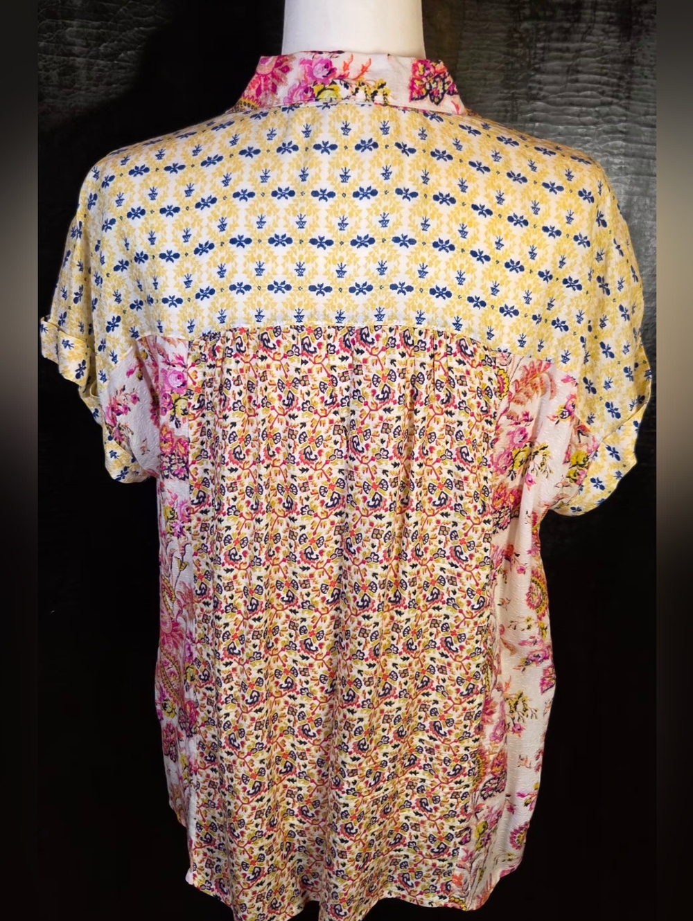 Jane & Delancey Floral Paisley Button-Up Blouse - NWOT - Size Medium - Picture 8 of 12